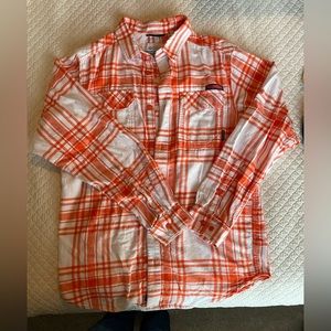Size small. Clemson Columbia Flannel.